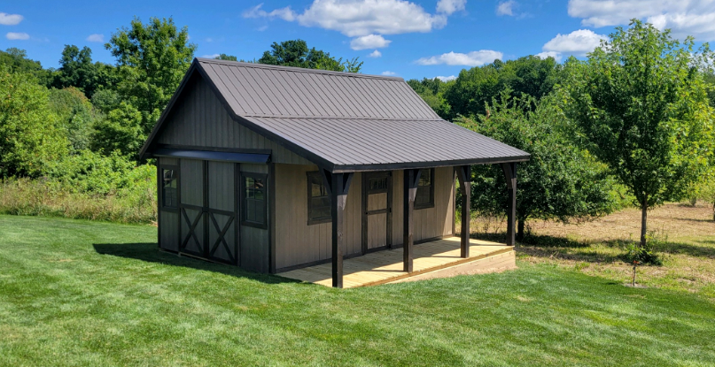 Cabin-Style Shed